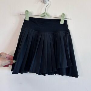 Offline by Aerie Black Pleated Tennis Skirt size XXS
